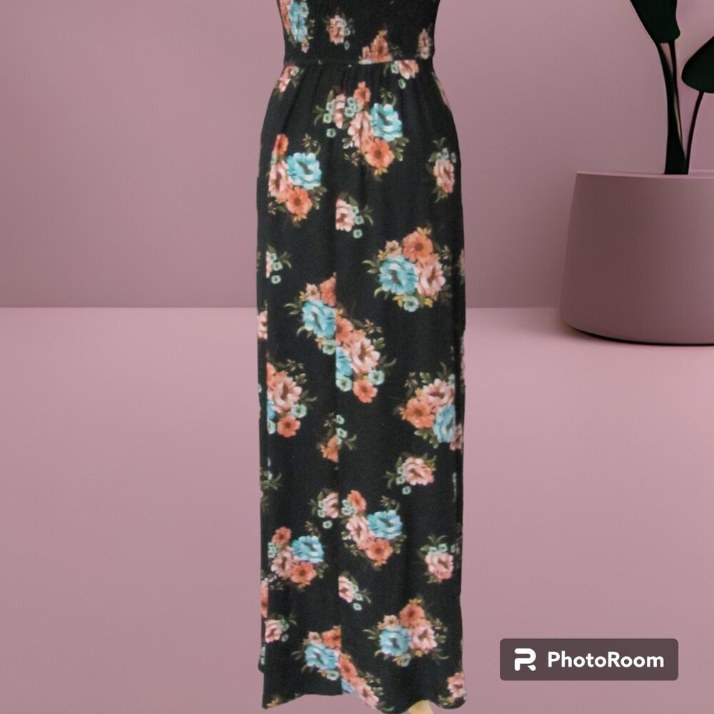BAND OF THE GYPSIES LADIES STRAPLESS BOHO MAXI DRESS NWT - Picture 10 of 10